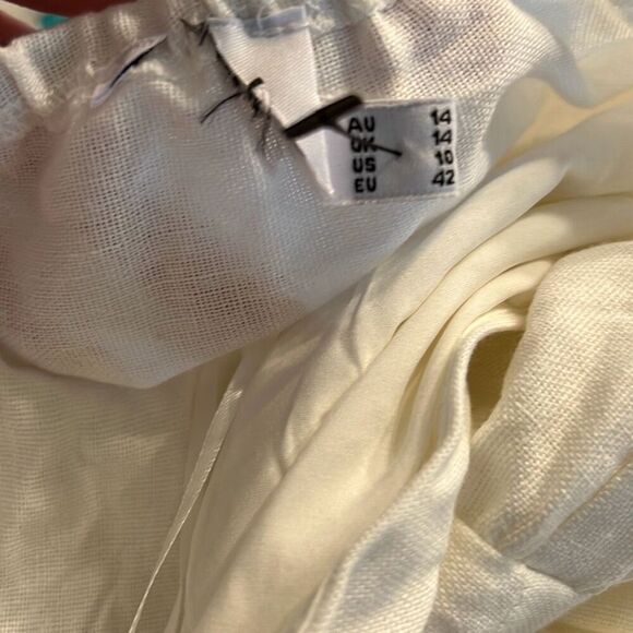 Princess Polly LINCOLN MAXI DRESS WHITE New Size 10 - Picture 7 of 11